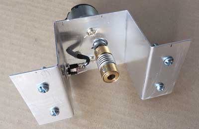 Motor and cradle