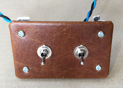 Close-up of control panel