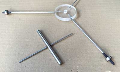 Drive shaft and platter rest